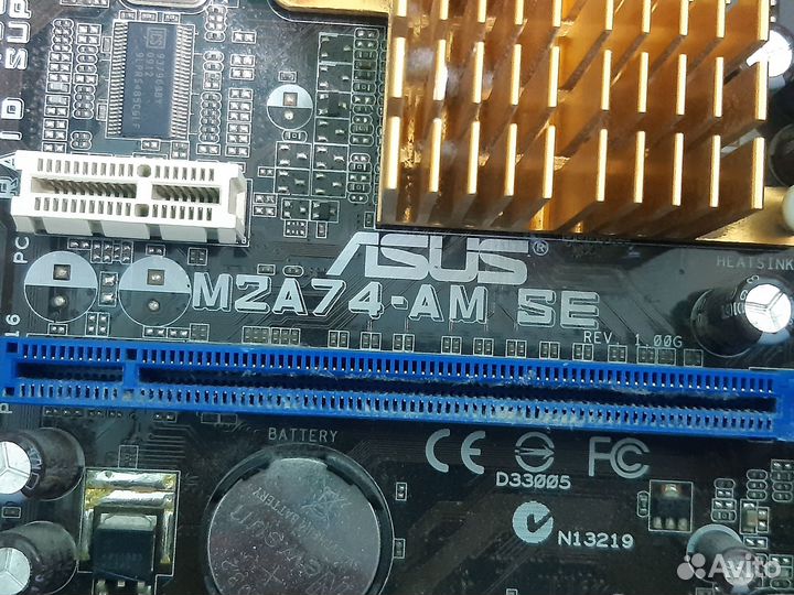 Материнка asus M2A74-AM SE с процессором Amd X3 87