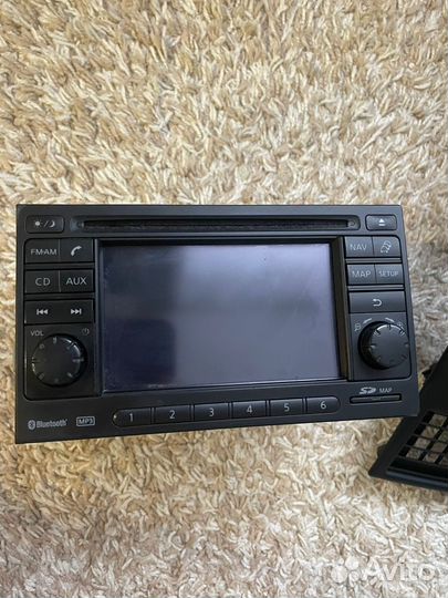 Штатная магнитола nissan qashqai j10
