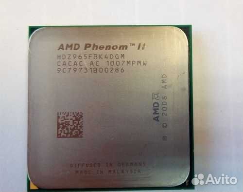 Amd Phenom II x4 965 Black Edition AM3