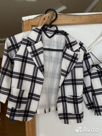 Детский Брючный костюм для девочки тройка