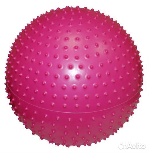 Мяч гимнастический gold массажный с насосом, 65 см