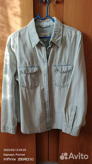 Джинсовая рубашка