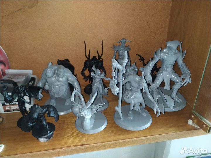 Фигурки из Dota 2, загрунтованы, готовы к покраске