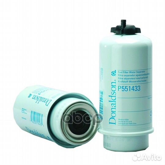 Фильтр топл. H196 D80 10мкр со слив. caterpillar