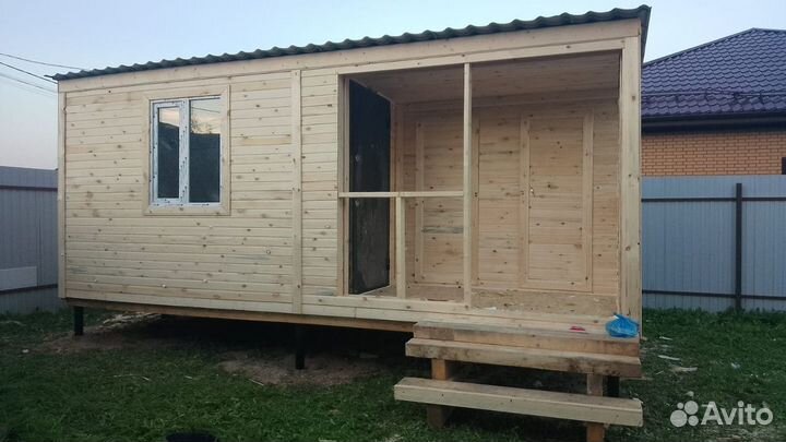 Бытовка и хозблок под ключ для дачи