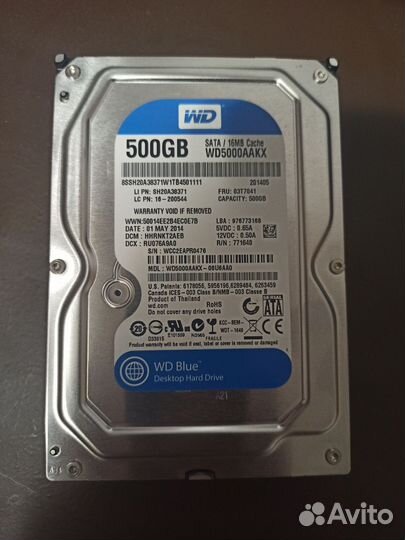 HDD 500Gb (2.5 / 3.5)