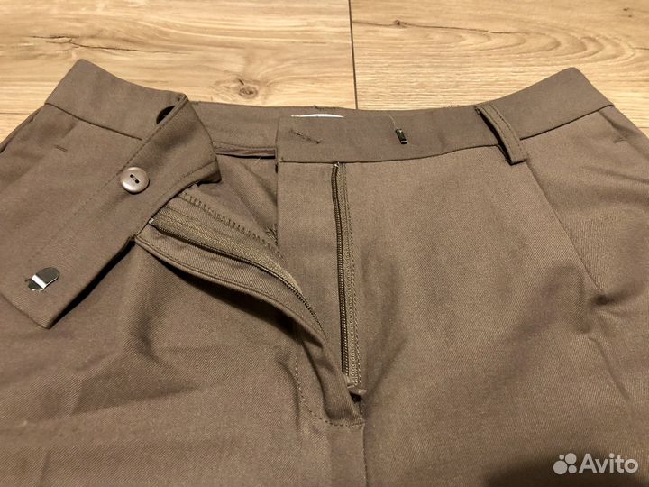 Брюки женские прямые коричневые O'stin Р46