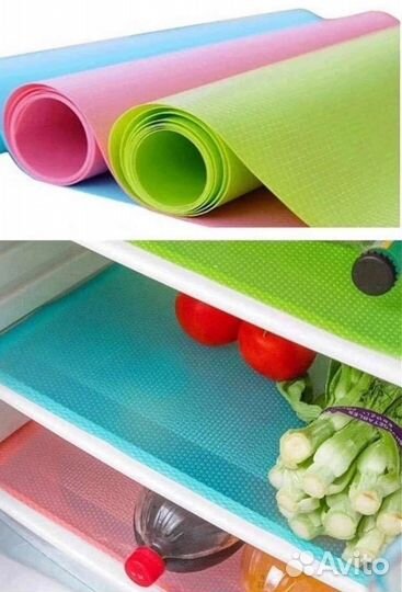 Коврики для полок холодильника 6 шт