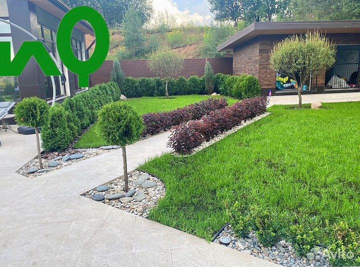 Рулонный газон/ автополив под ключ