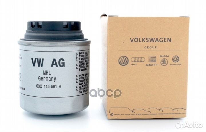 Фильтр масляный 0.3C115561H VAG