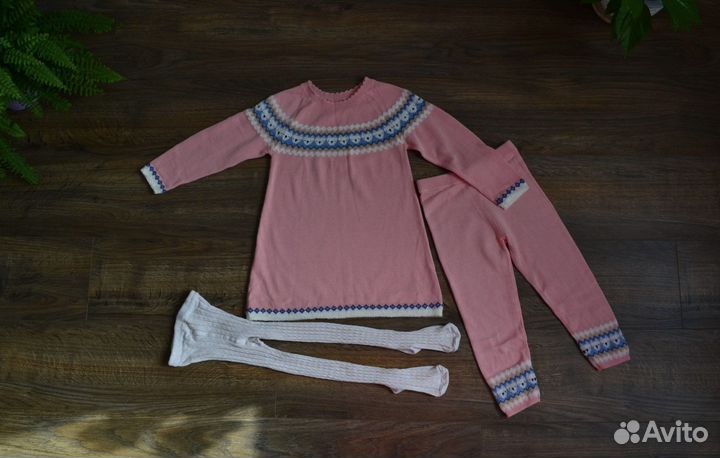 Комплект от Mothercare, платье, пакет вещей