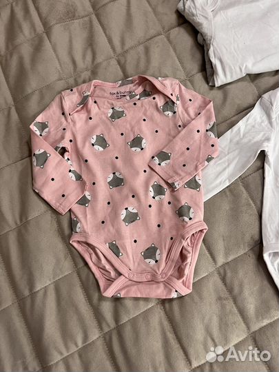 Боди на девочку 68 74 86