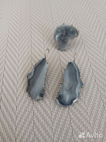 Набор кольцо и серьги