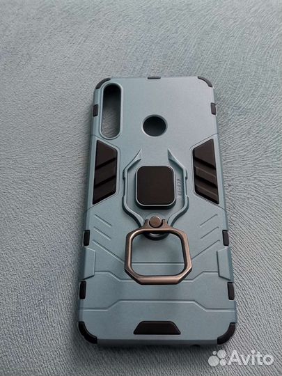 Чехол на huawei p40 lite E. С кольцом