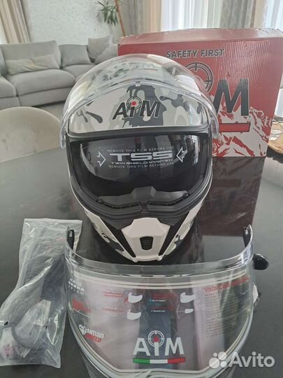 Мото шлем модуляр AIM 906