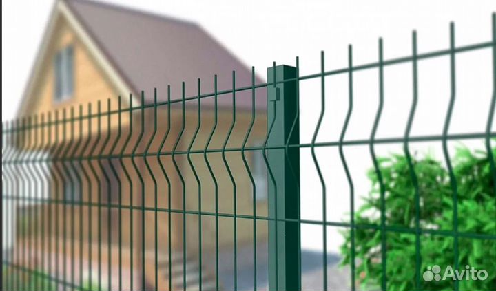 Забор из 3D сетки 40 метров