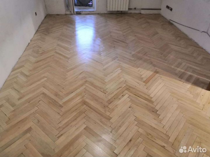 Циклевка паркета, дощатого пола, частный мастер