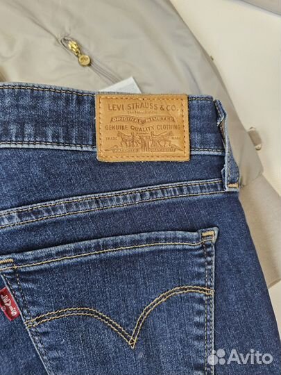 Джинсы женские levis 711 44 размер