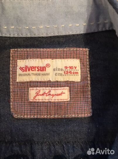 Джинсовая рубашка на мальчика