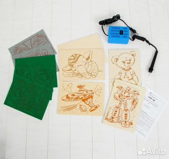 Выжигательный аппарат по дереву и ткани «Узор-10к»