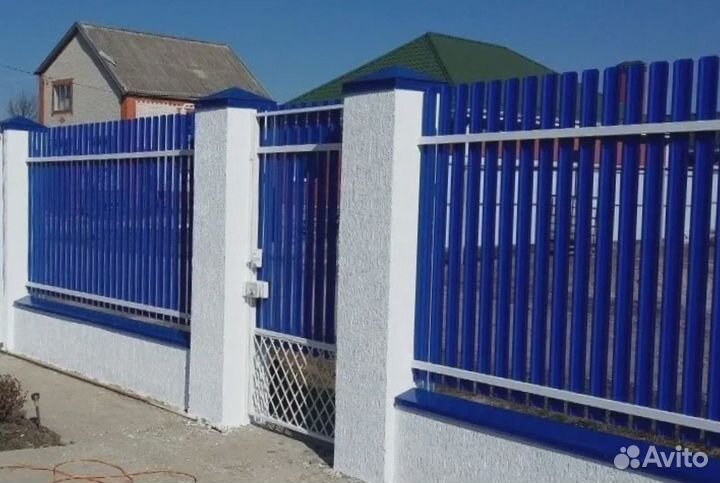 Забор из профнастила