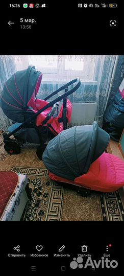 Детская коляска зима лето