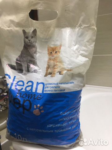 Кошачий туалет (древесные гранулы)