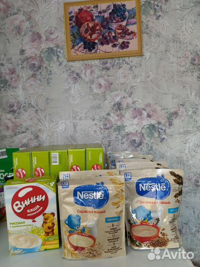 Детские каши молочные