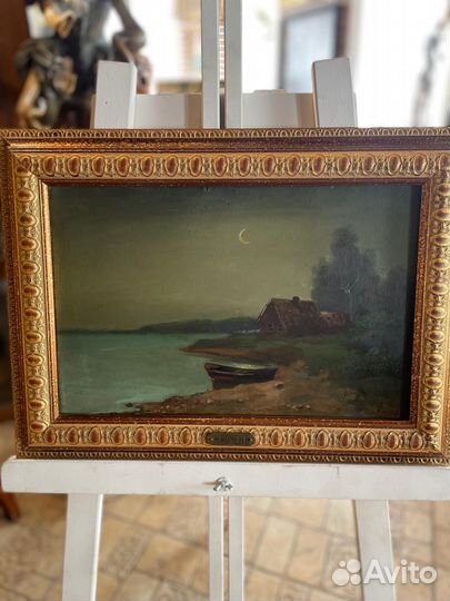 Картина маслом К.Розен. -ученик Шишкина и Клевера