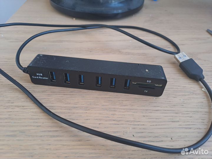 USB хаб card reader sd tf