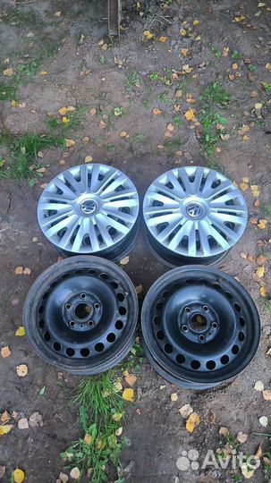 Оригинальные штампованные диски Volkswagen, Skoda