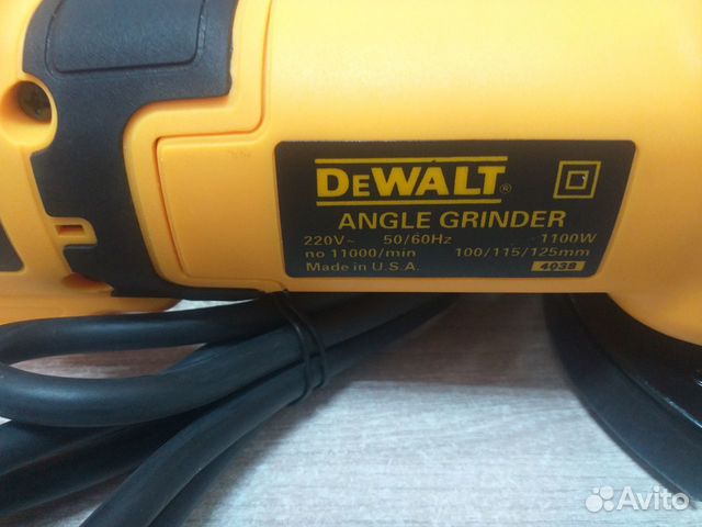 Болгарка dewalt(1100W c регулятором) Арт.763/224