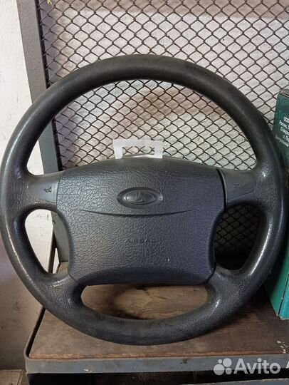 Руль priora 1 с подушкой