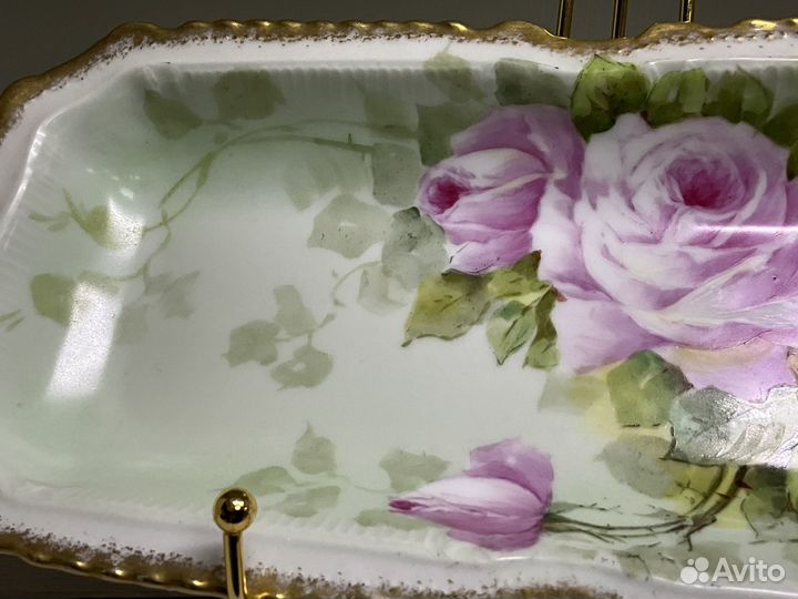 Антикварная глубокая релетница/блюдо. Франция