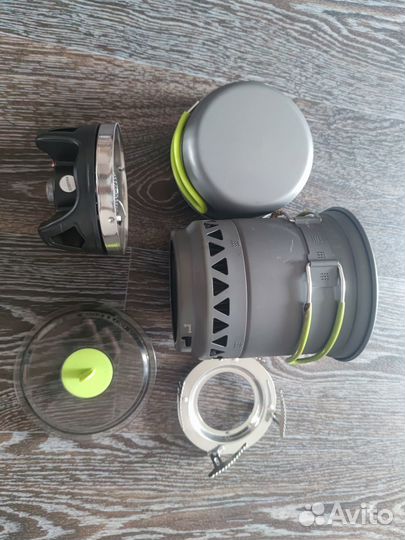 Система приготовления пищи, котелок, горелка