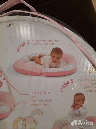 Развивающий коврик/ лежанка для малышей