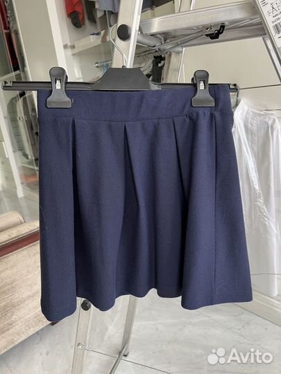 Юбка синяя bershka
