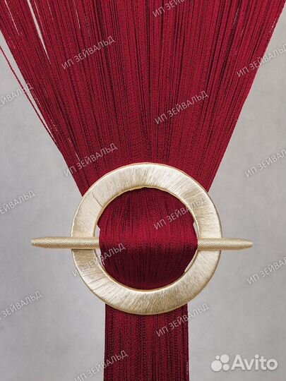 Нитяная штора новая