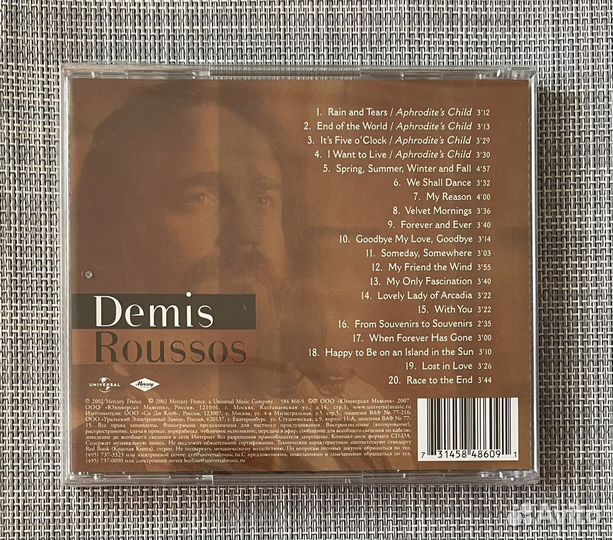 Demis Roussos - The Golden Years CD Rus