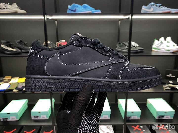 Nike Air Jordan 1 low x Travis Scott Black Phantom