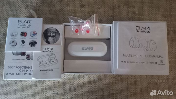 Беспроводные Hi-Fi наушники elari NanoPods