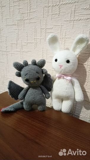 Мягкие игрушки вязанные