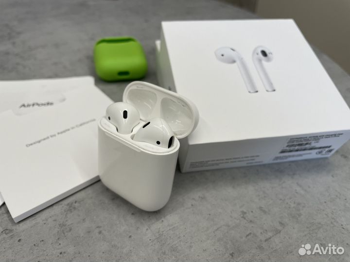 Беспроводные наушники apple airpods 2