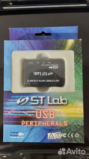 Сетевая карта адаптер STLab USB to Ethernet