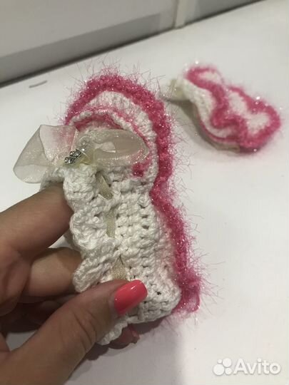 Пинетки для девочки