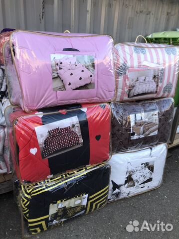 Набор одеяло 2 подушки простынь