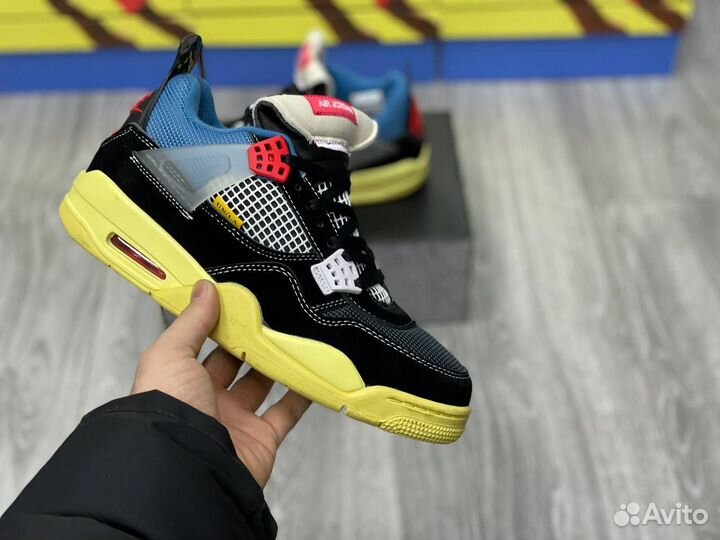 Кроссовки Air Jordan 4 Union Off-Noir (36-45)