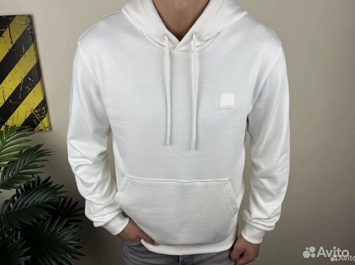 Хлопковое худи Hugo Boss