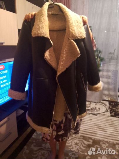 Дубленка женская зимняя