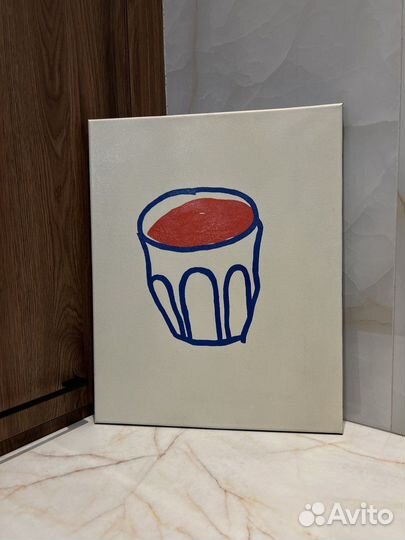 Дизайнерская интерьерная картина 40х50